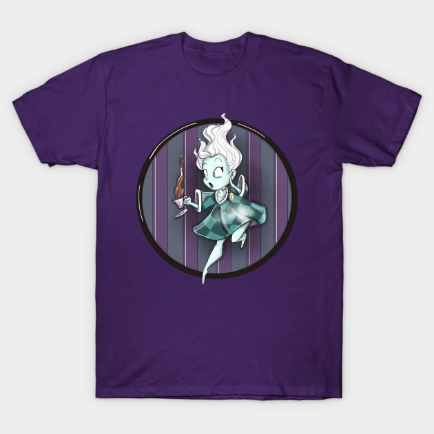 Ghost With Tea T-Shirt by missalexfinley